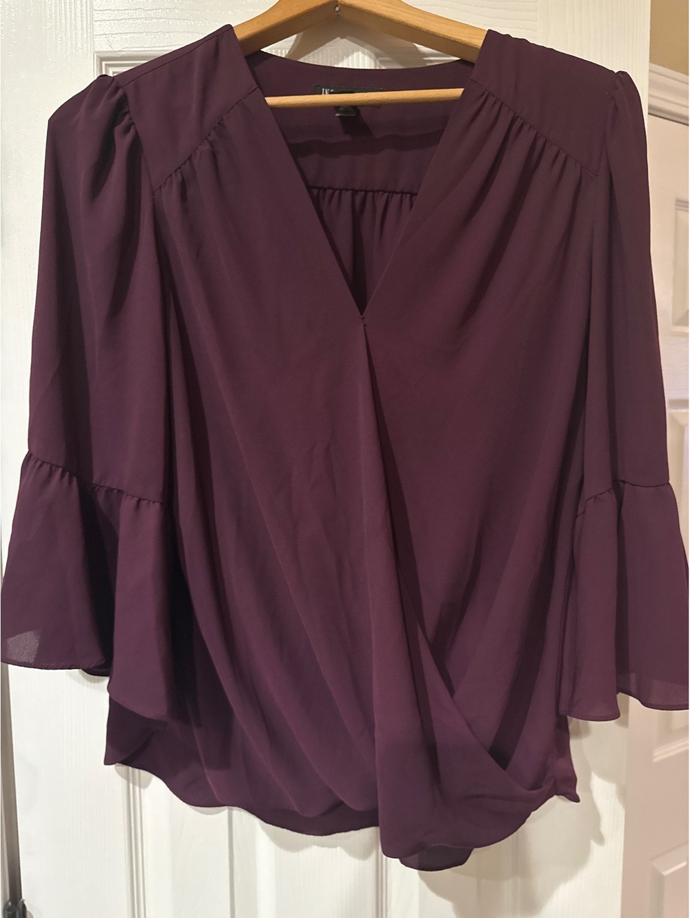 INC International Concepts Women's Purple Polyester Blouse XL